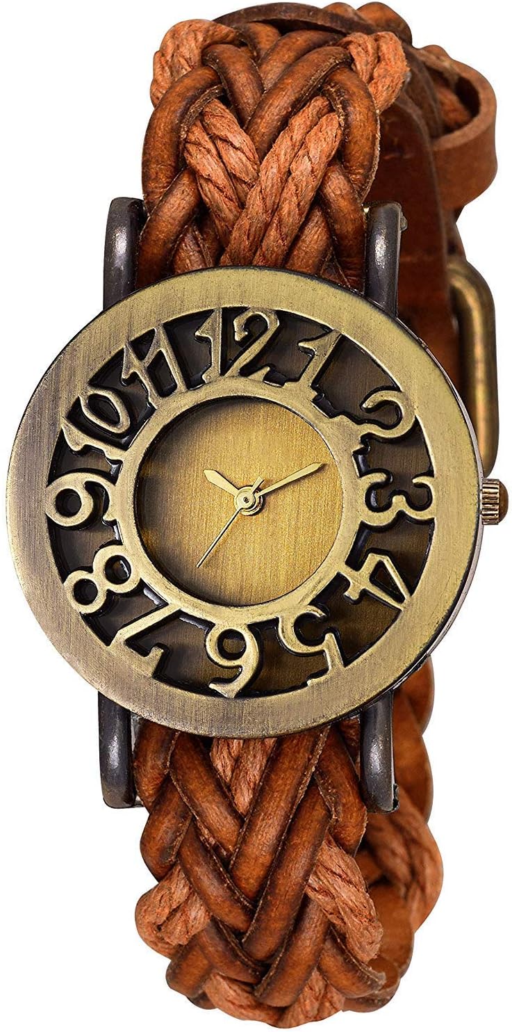 LegendDeal Analogue Women's Watch (Gold Dial Blue Colored Strap)