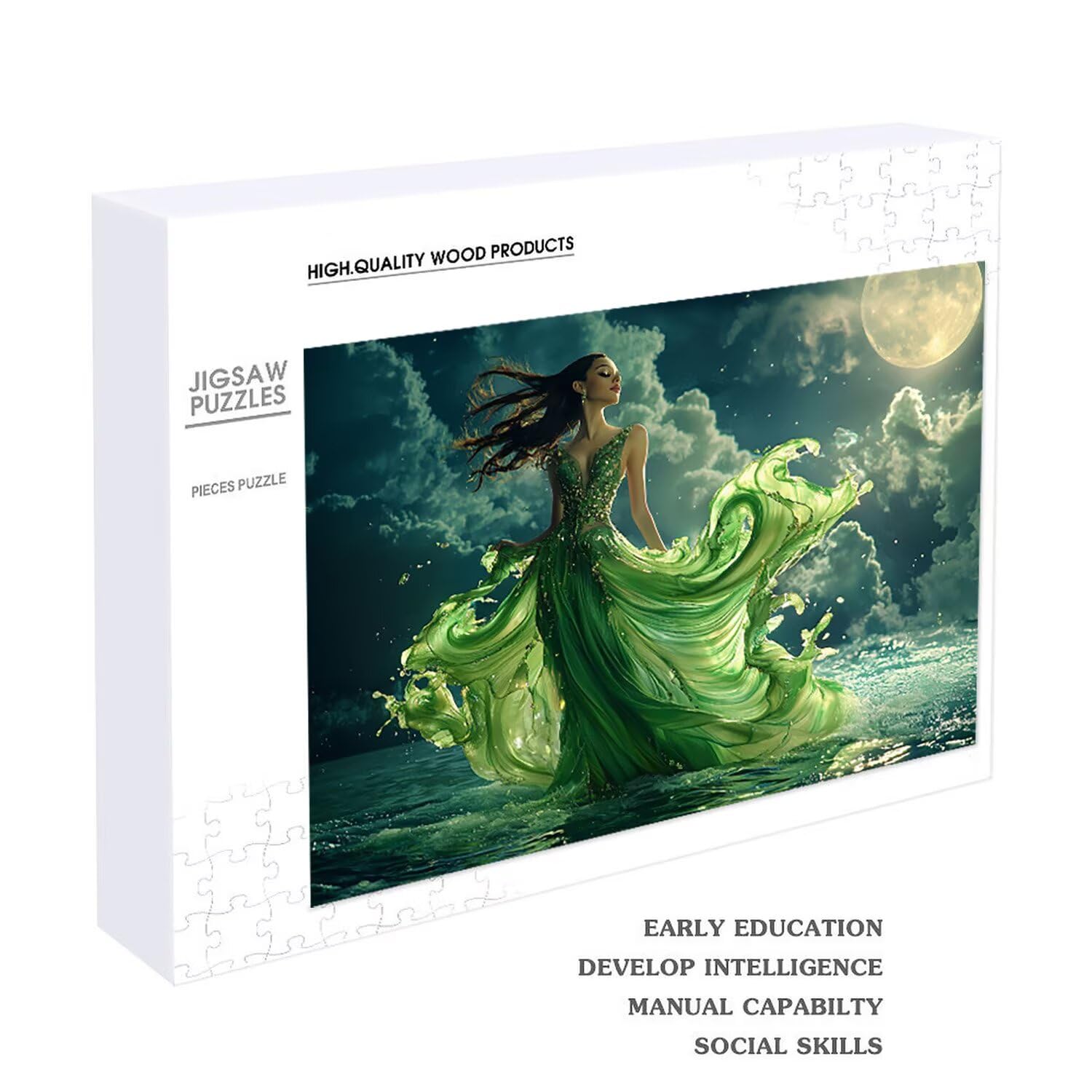 Puzzle in Legno per Adulti 5000 Pezzi | Luna Ballerina| Giocattoli Educativi | Puzzle Adulti E Famiglie Decor | Dimensione Di 156x105cm | Regalo Adultis | Regali Natale (Formato: 62.4x42in) o-939