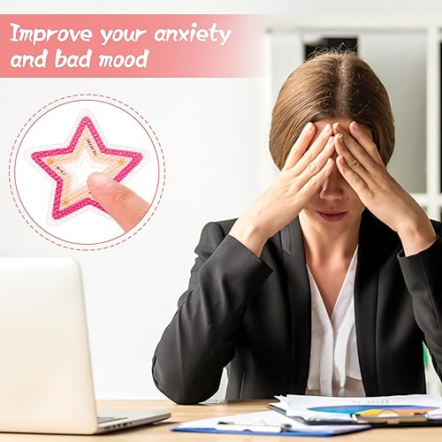 Miniatura 4 de 60 calcomanías sensoriales de ansiedad, calcomanías texturizadas reutilizables, calcomanías adhesivas de atención plena para ansiedad, calcomanías