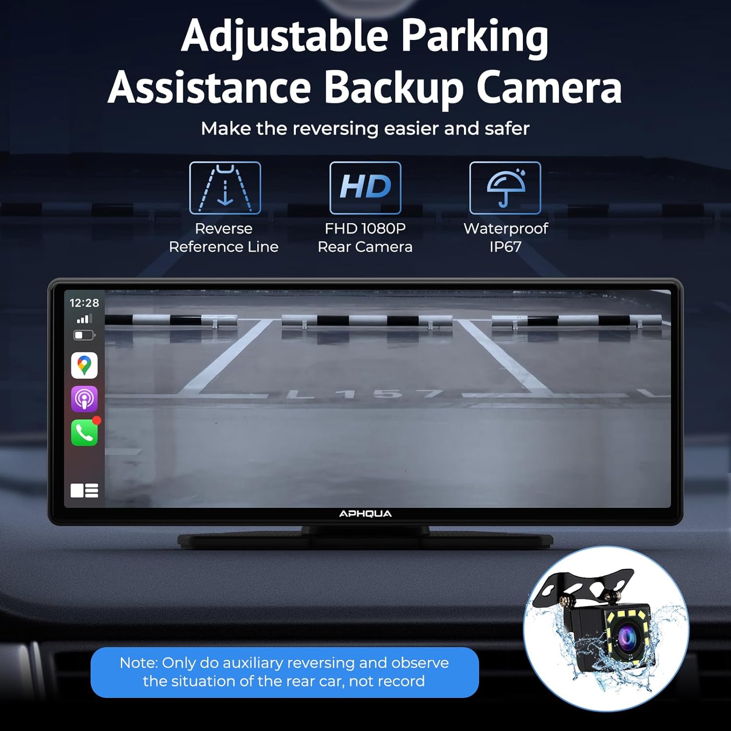 Adjustable Parking Assistance Backup Camera