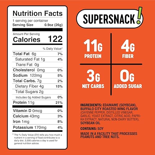 Vista 15 de The Only Bean Crunchy Dry Roasted Edamame Snacks (sal marina), Snack Food, High Protein (0.39 oz), Snack Asiático Japonés Sin gluten, Paquete de 100