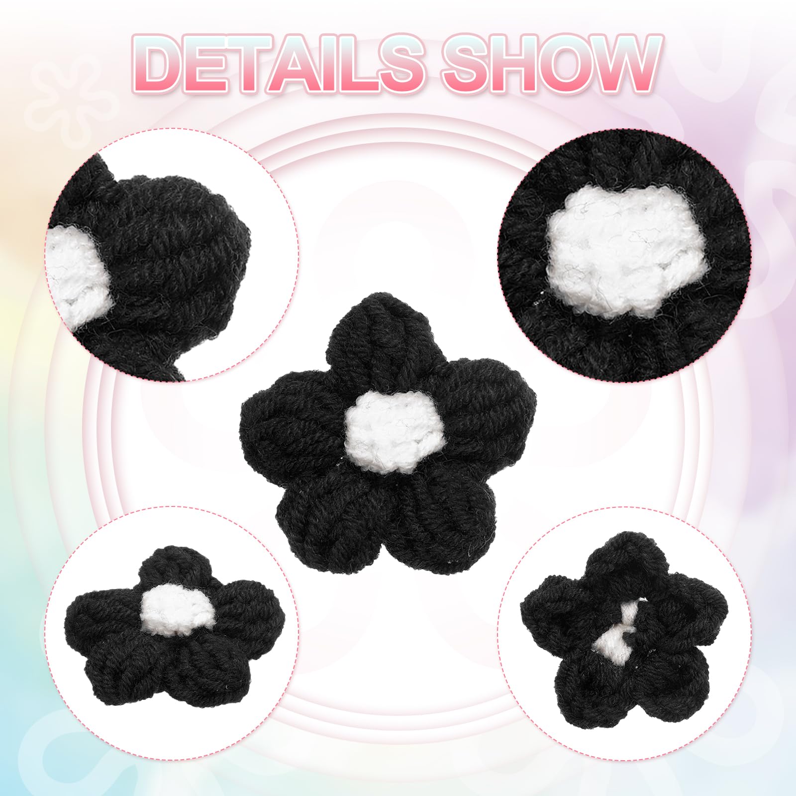 PATIKIL Crochet Flowers - Image 3