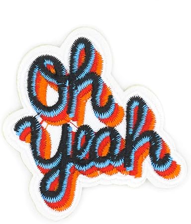 Superhero Dessin Anime Citation Funny Fer A Repasser Sur Coudre Brode Patch Applique Craft Diy Chiffon Jeans Denim Oh Yeah Amazon Fr Cuisine Et Maison