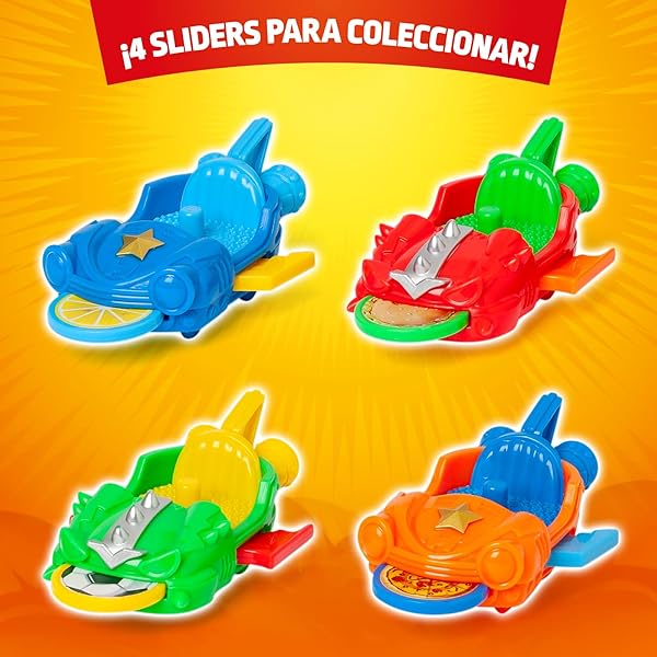 SUPERTHINGS KAZOOM Power Warriors – Action Pack. Contiene 5 Superthings (Incluye 1 capitán Dorado), 1 Robot, 1 Slider. Pack 2 de 4 - 5