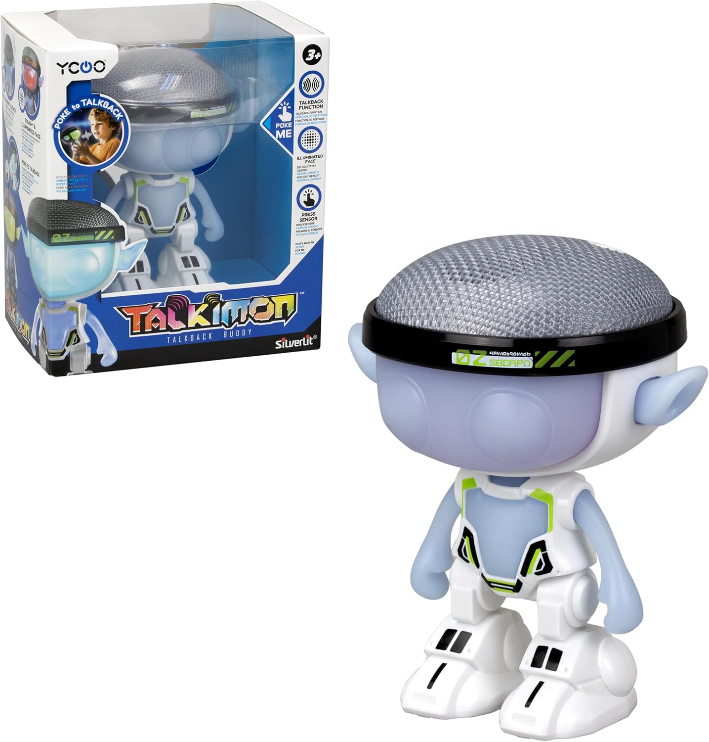 Silverlit - Ycoo - Interactive Talkimon Robot - Records Voice and Repeats - Ages 3 and Above
