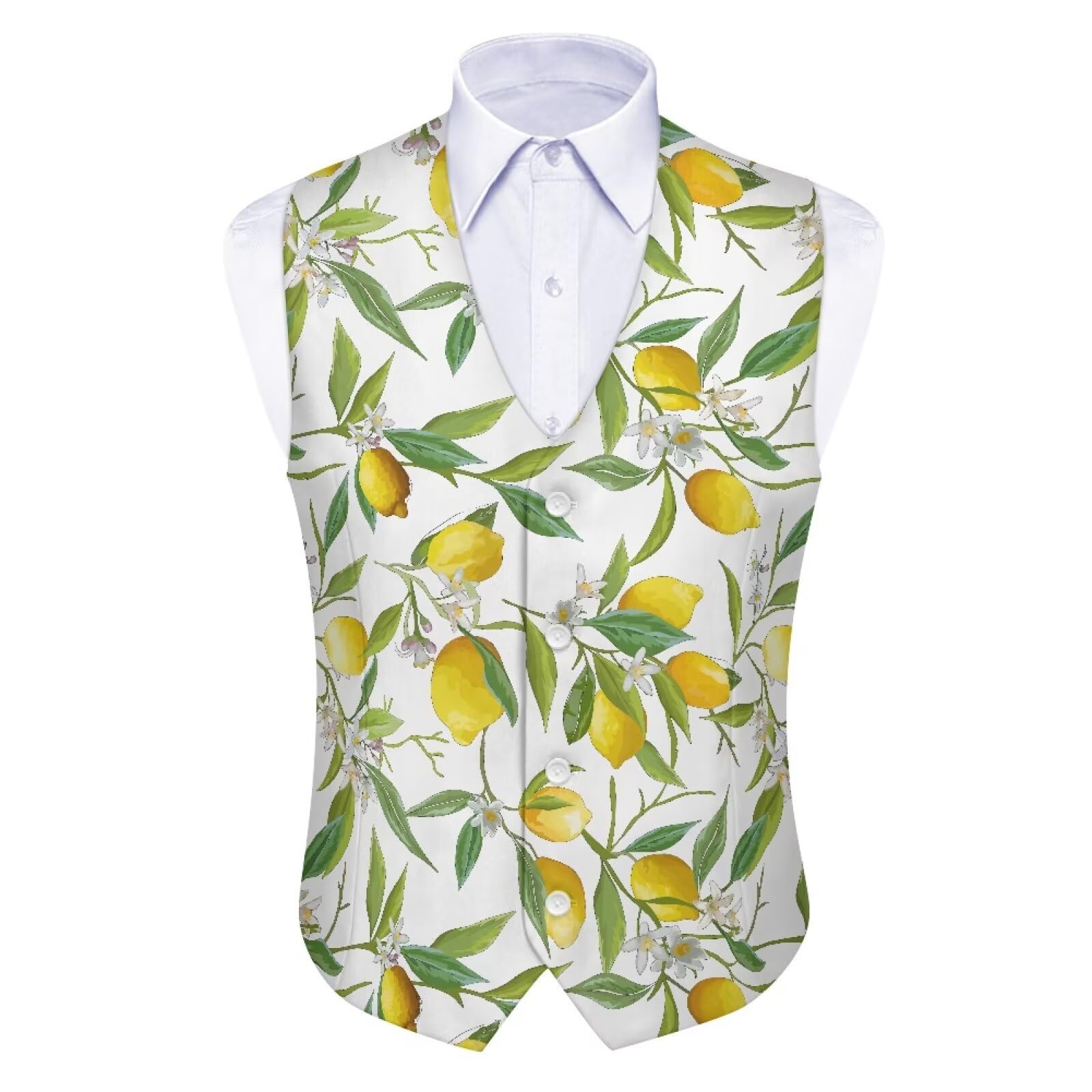 Gilet de costume décontracté léger pour homme - Col en V - Pour fête, mariage