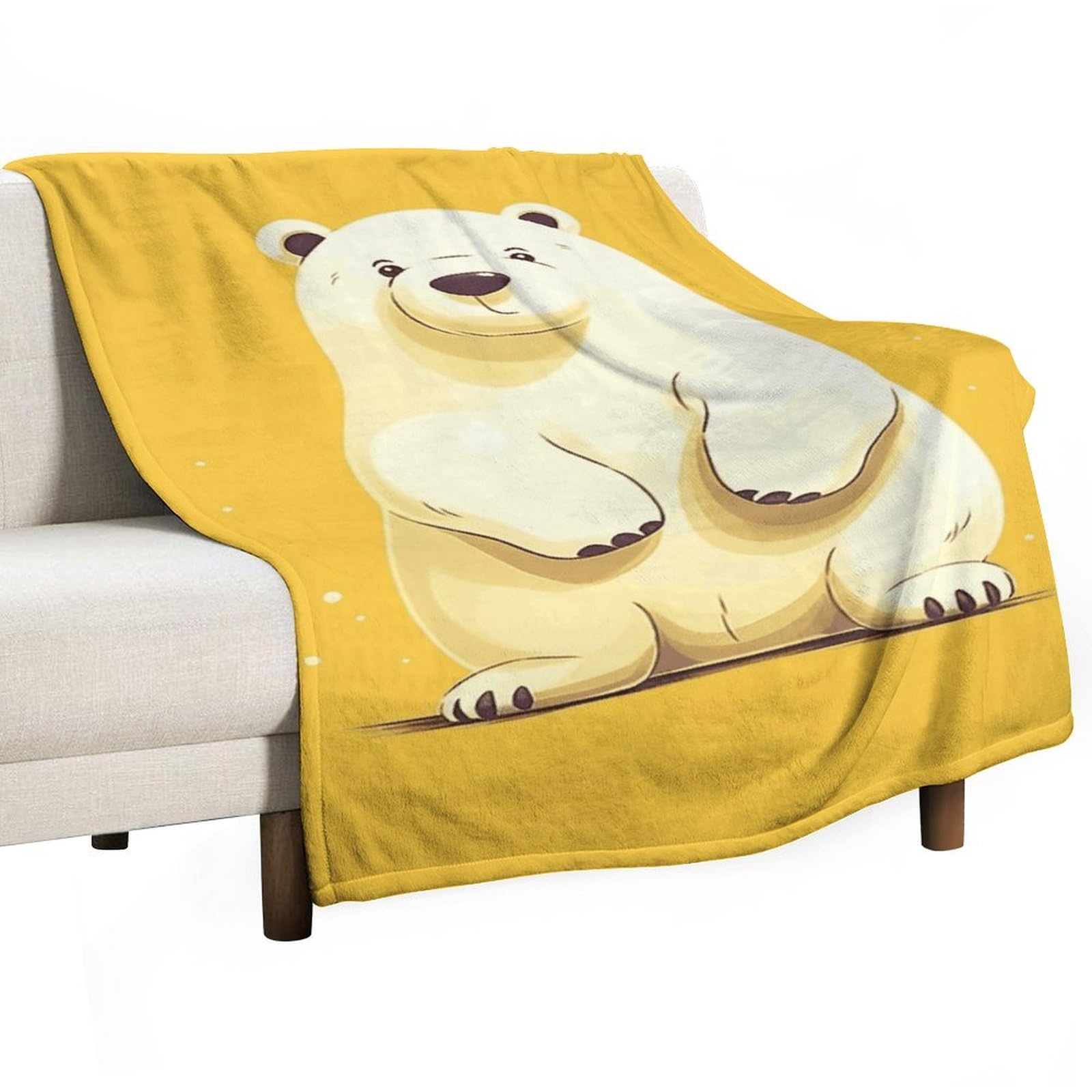 Couverture flanelle légère anti-froid pour lit et sieste des enfants