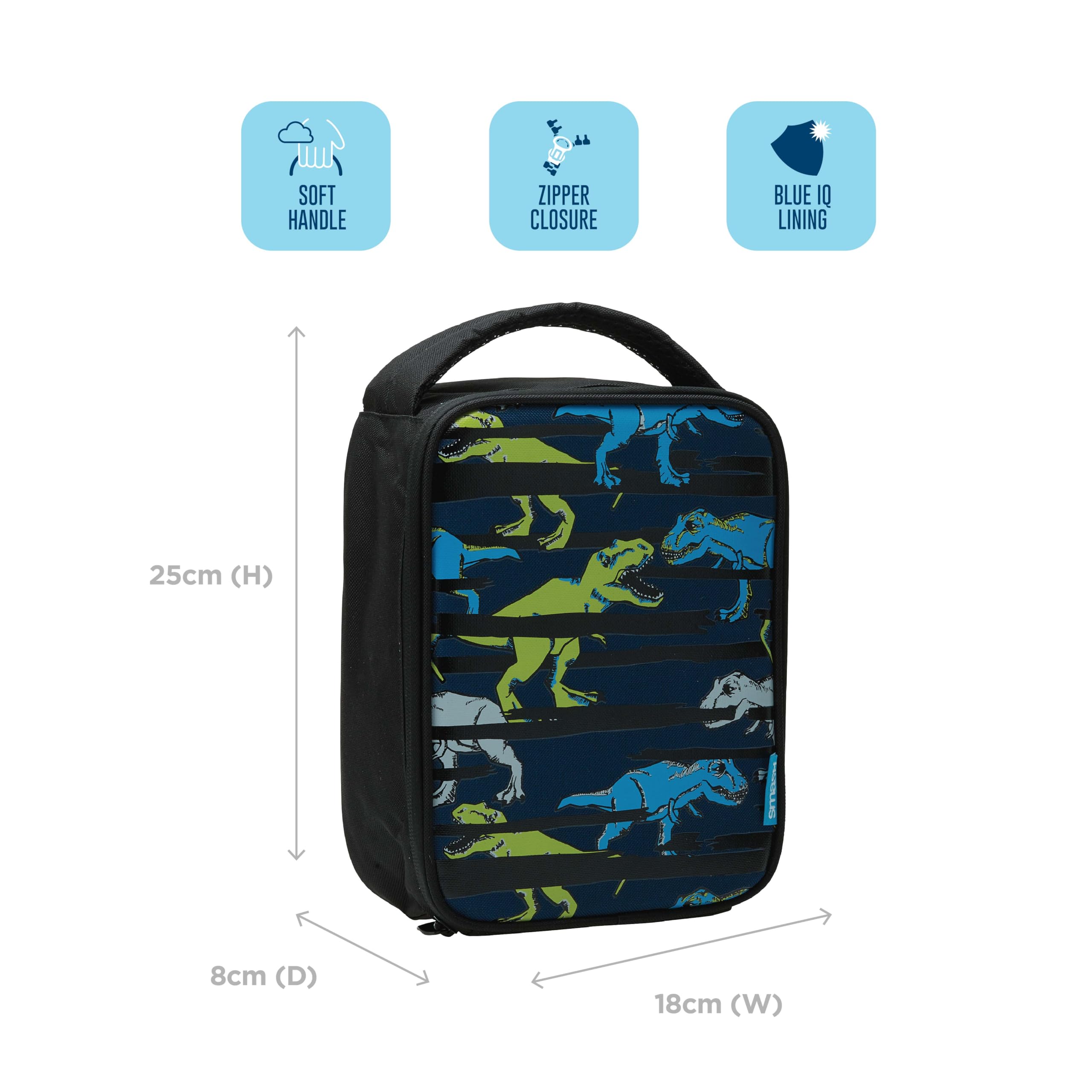 Smash Kids Collapsible Insulated Lunch Bag, Dino - Image 4