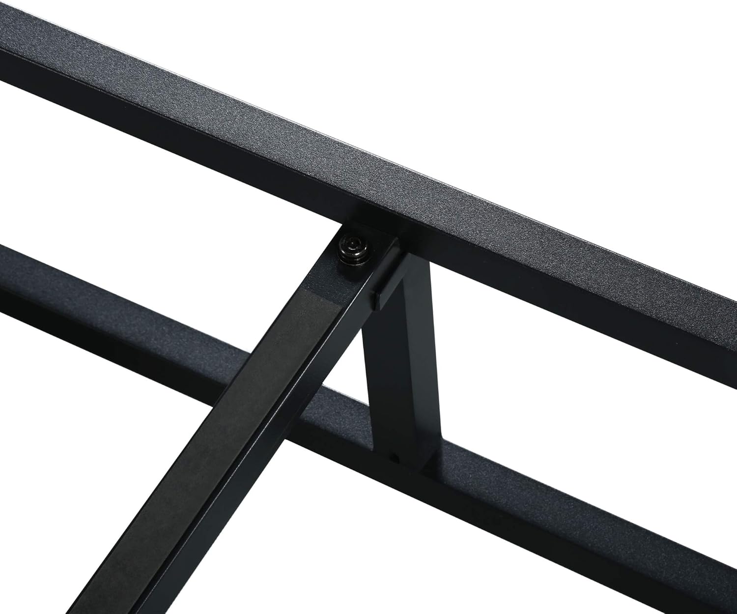 Olee Sleep 9 Inch Modern Metal Platform Bed Frame / Wooden Slats / Mattress Foundation / Wood Slat Support / No Box Spring Needed, Queen,VC09BX01Q,Black : Home & Kitchen