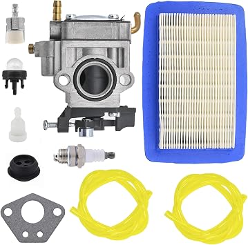 PB-770T Carburetor with air Filter for Echo PB-770 PB-770H PB770 PB770H PB770T Backpack Blower Replace Walbro WYK-406 WYK-345 WYK-406-1 A021003942 A021003941