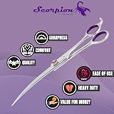 Kenchii Scorpion 8" Curved Scissor - 5