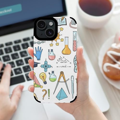 Miniatura 7 de Science Or Chemistry Elements Soft Case Anti-Scratch Case Fiber Skin Upgraded Version Compatible with iPhone 15