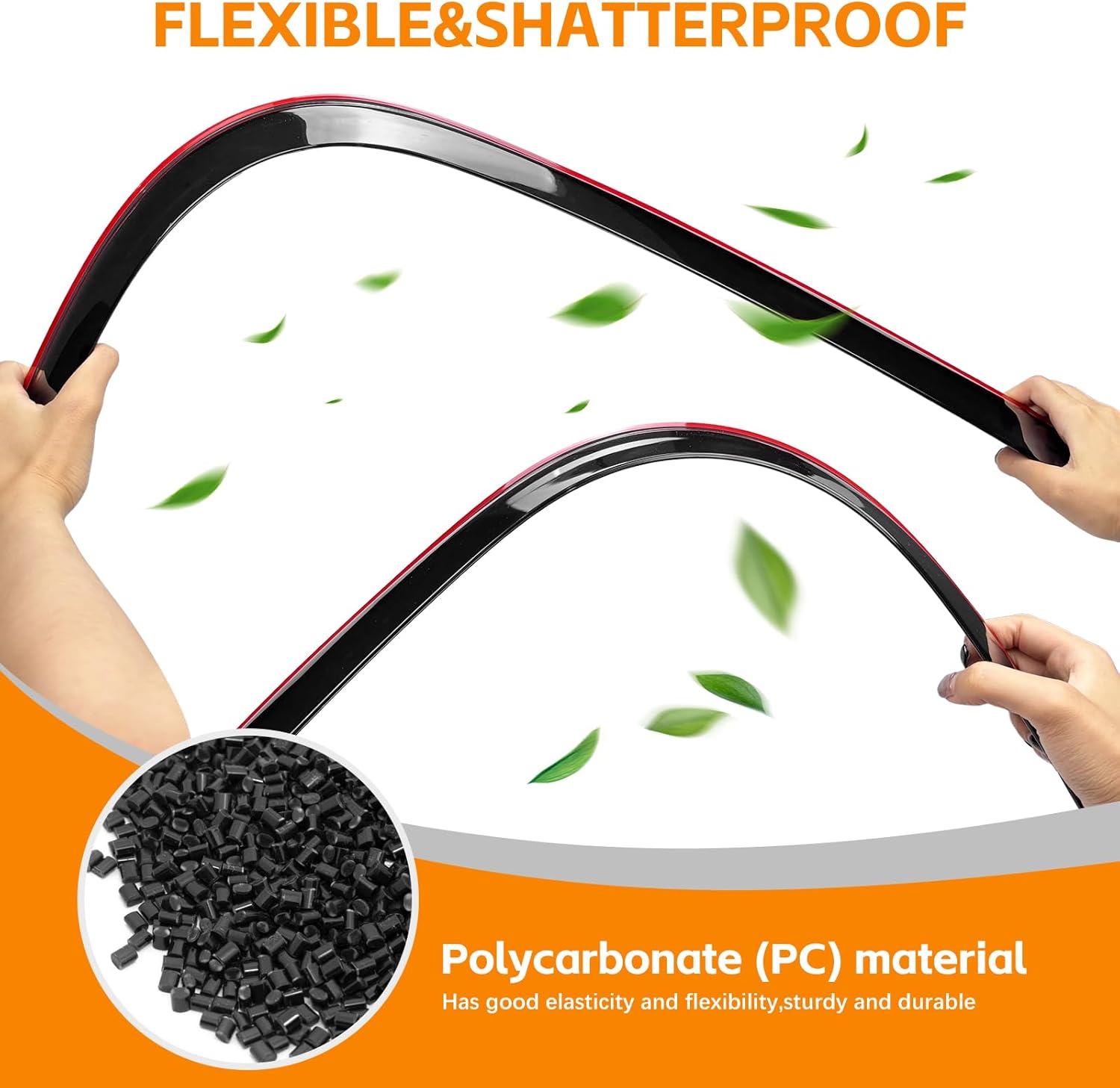 Window Visor Rain Guard for 2021-2025 Ford Bronco Sport Window Visors Shades Wind Deflectors Rain Guards for 2024 Bronco Sport Accessories