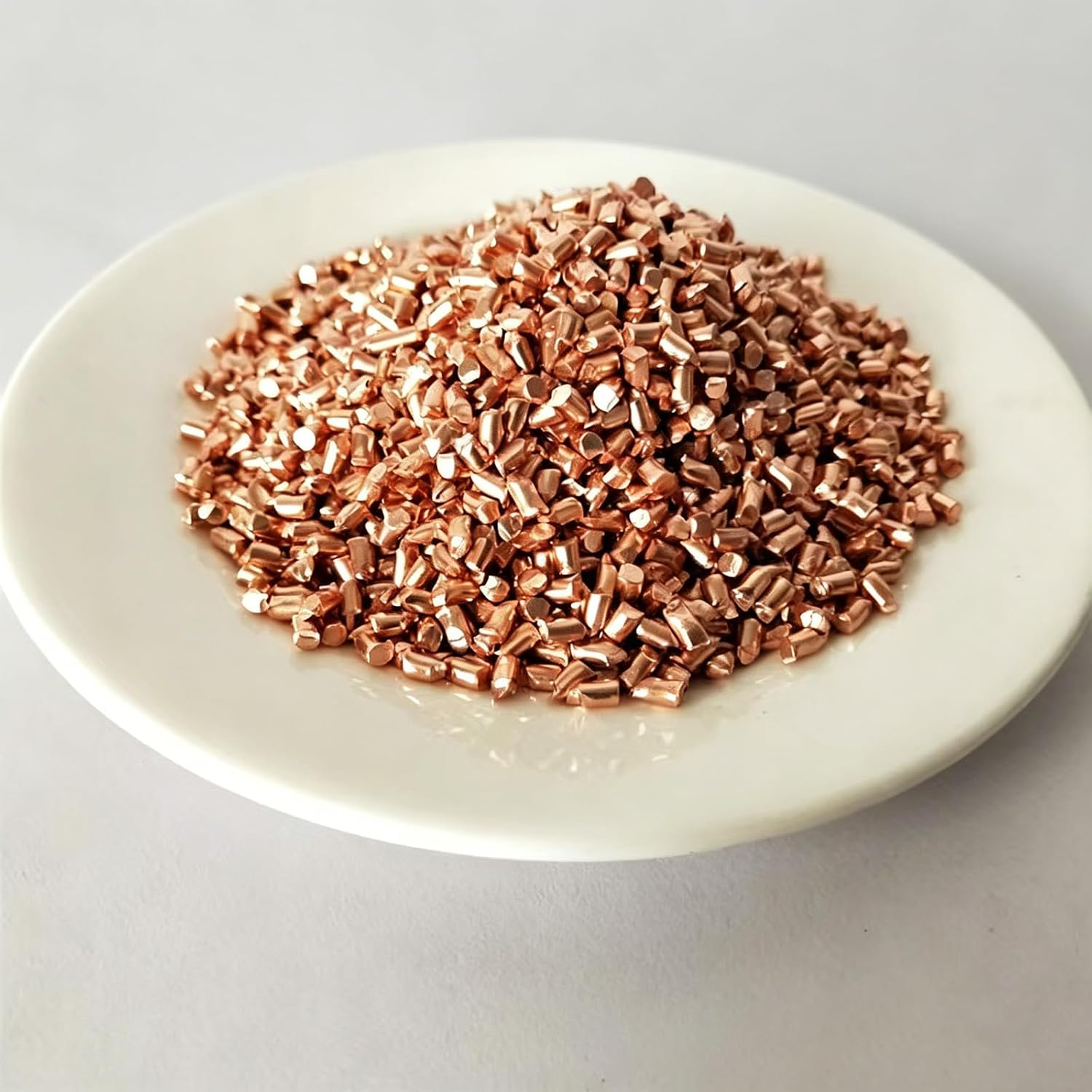 100g Pure 99.9% Copper Grain Granules, High Purity Cu Metal Pellets for Jewelry Casting, Plating Anodes & Smelting