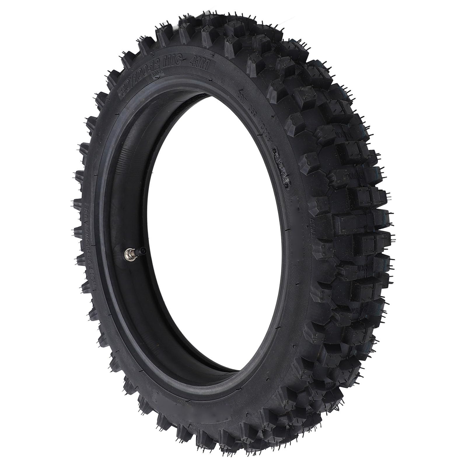 KIMISS Pneumatico per Moto Fuoristrada 3.00-12 e Kit Camera d'aria 90/100-12 per Mini Moto Cross - Aderenza e compatibilità Migliorate per le Avventure di Motocross