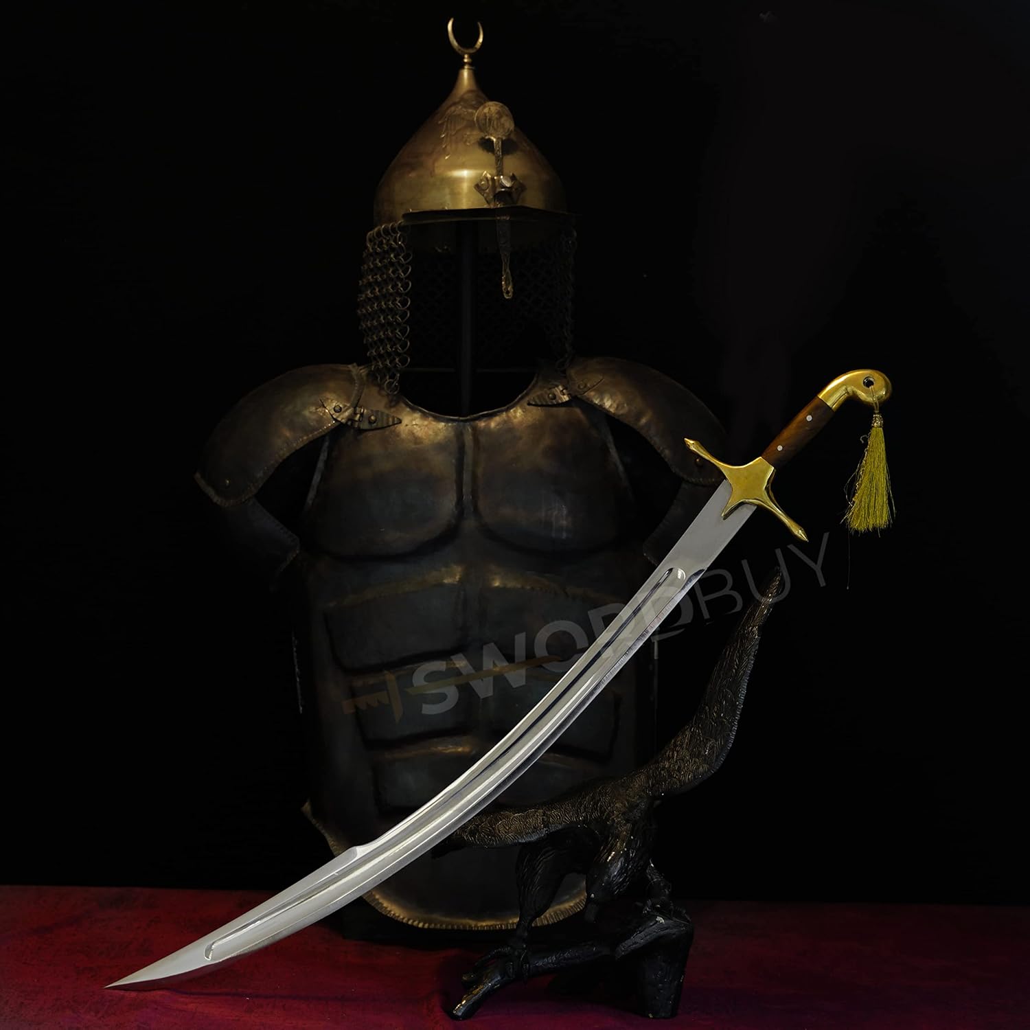 Ottoman Kilij Sword - Handmade Turkish Sword with Scabbard