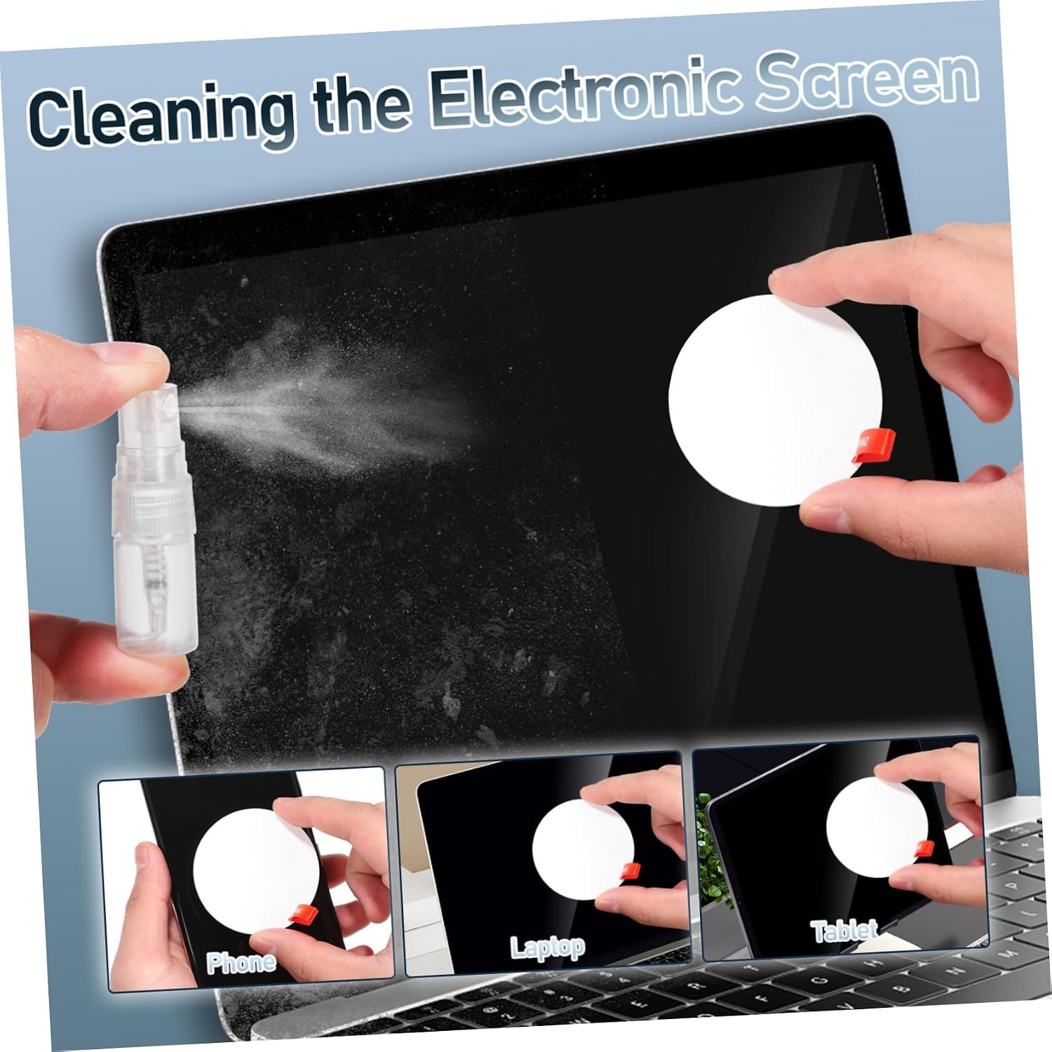 Electronics Cleaning Kit Camera Phone Keyboard Multi- Tool Abs Material
