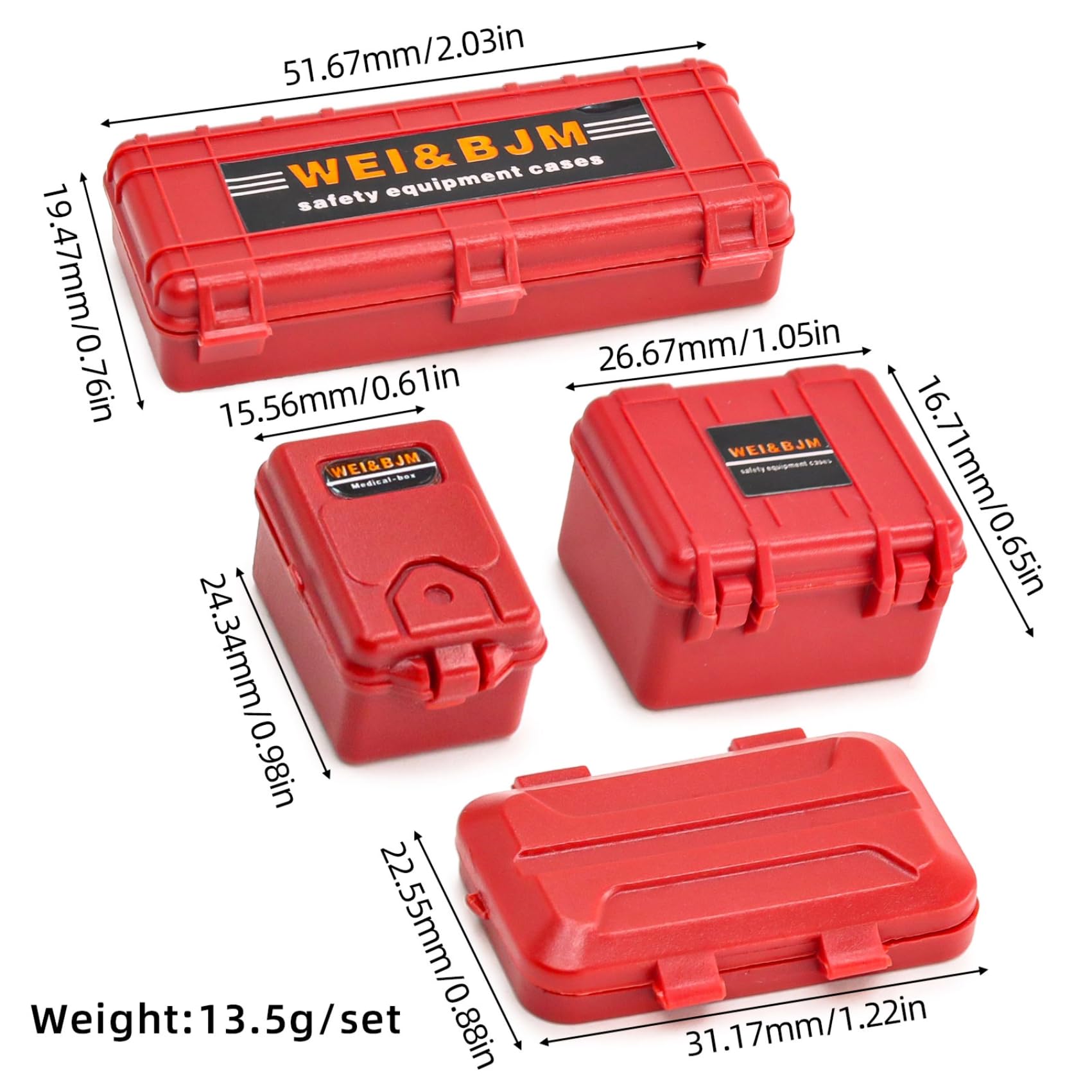 RC Crawler Car Decorazione per tetto 12 in 1, contenitore serbatoio, rete bagagli, pala, per Traxxas Desert Racer Slash Axial 1/18 TRX4M 1/24 SCX24