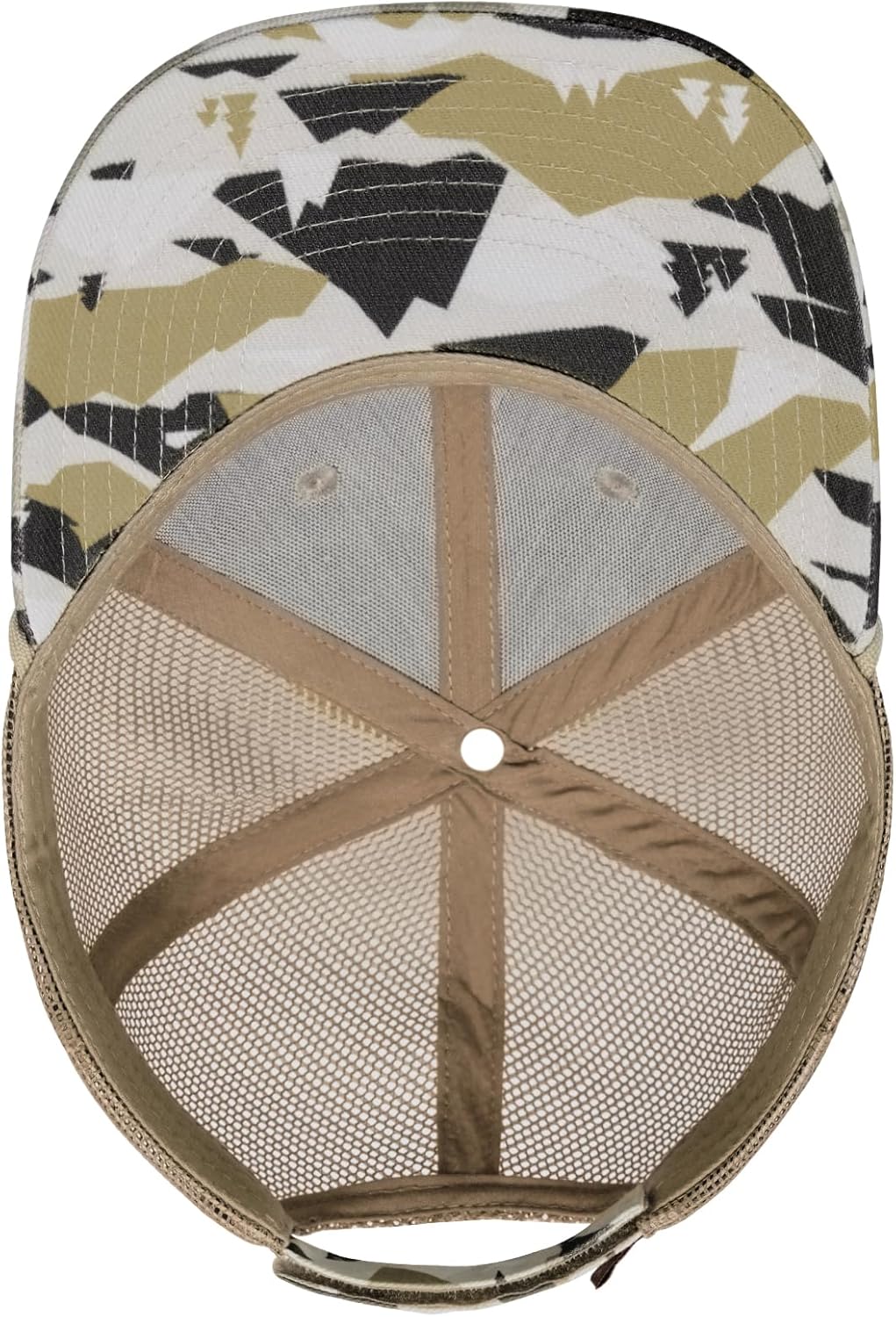 BASSDASH Camo Rope Trucker Hat Adjustable Embroidered Baseball Cap Mesh Back for Duck Deer Hunting Fly Fishing Camping - Image 5