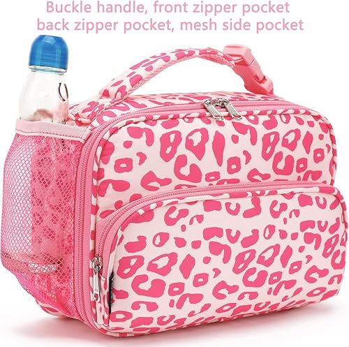 Miniatura 2 de Fiambrera para niños con hebilla, refrigerador aislado, bolsa térmica para comidas de regreso a la escuela, para niñas, niños de FlowFly (Unicornio)