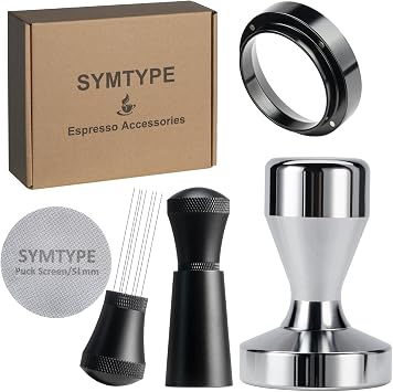 51mm Tamper Espresso Accessories Kit Espresso Tamper Set, Tamper for Espresso Machine Coffee Tamper Espresso Tools Barista Tools | Espresso Kit Espresso Machine Accessories Fit 51mm Portafilters