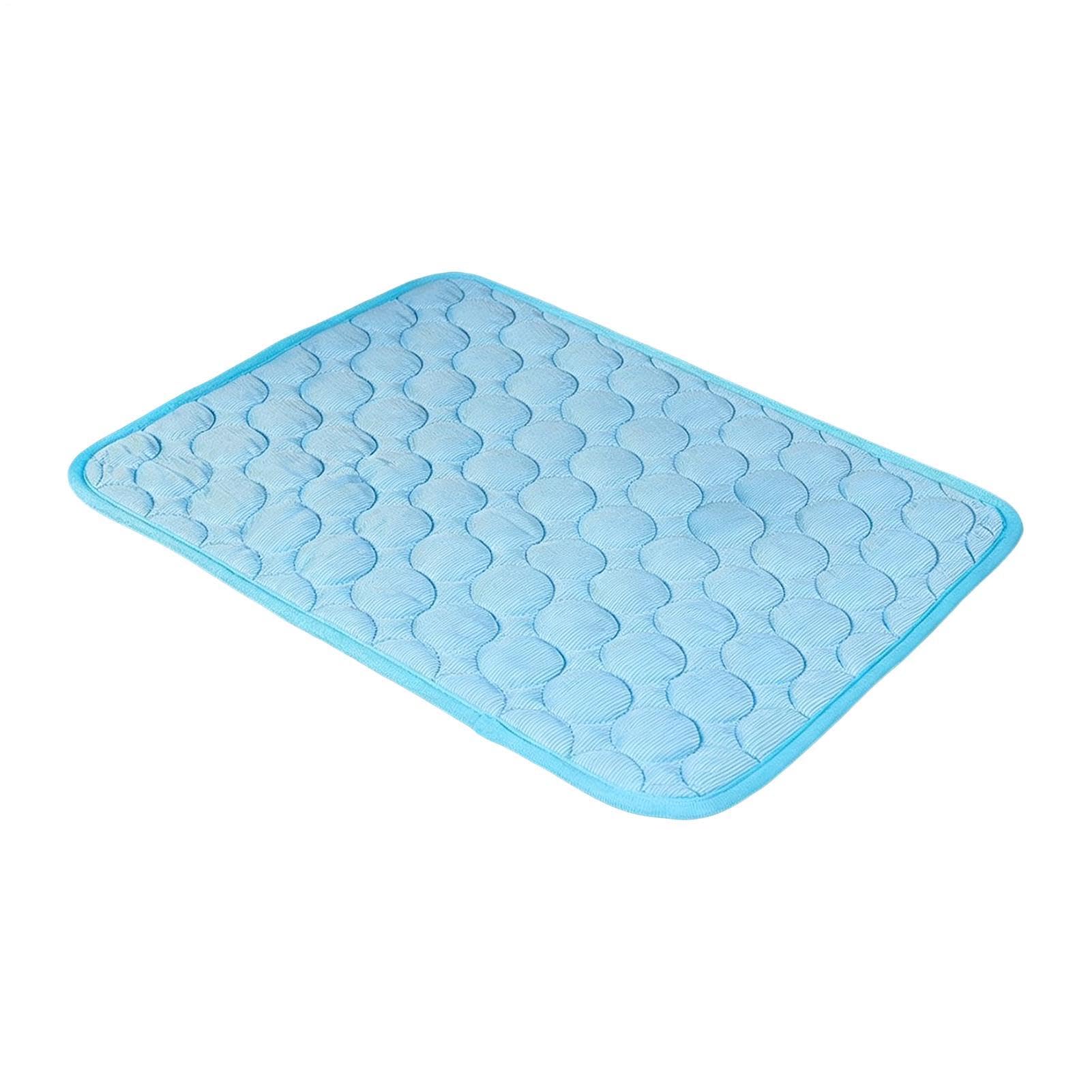 Tappetino Rinfrescante Canino, Tappeto Refrigerante Lavabile Effetto Ghiaccio, Tappetino Autorinfrescante 100x75 cm Per Animali, Per Cani Piccoli Grandi E Gattini Trasportino Canile Pavimento Divano C