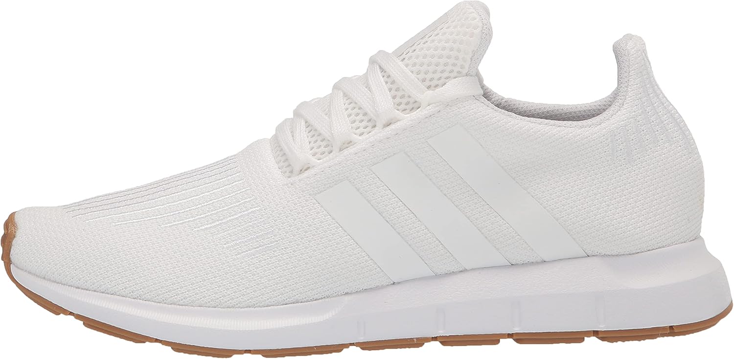 Adidas Originals Men's Swift Run Shoe, White/White/Gum, 13 - Image 8
