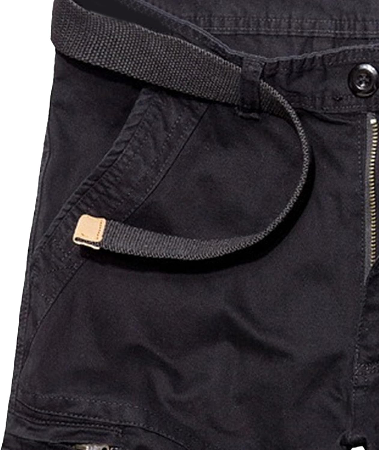 Maiyifu-GJ Men's Multi-Pockets Cargo Shorts Cotton Lightweight Hiking Shorts Summer Casual Athletic Short Pants for Men