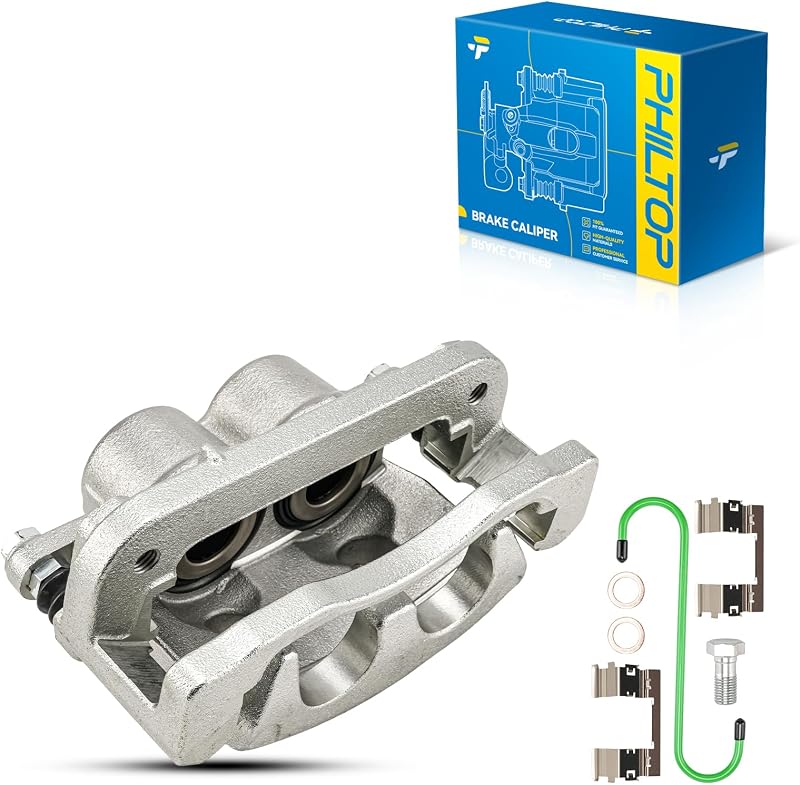 Pinça de freio dianteira direita PHILTOP para Chevrolet Silverado 1500 2008–2018 – Sem pastilhas