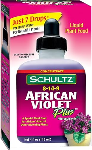 Schultz African Violet Plus 8-14-9 - Alimento para plantas, 4 fl oz 1061