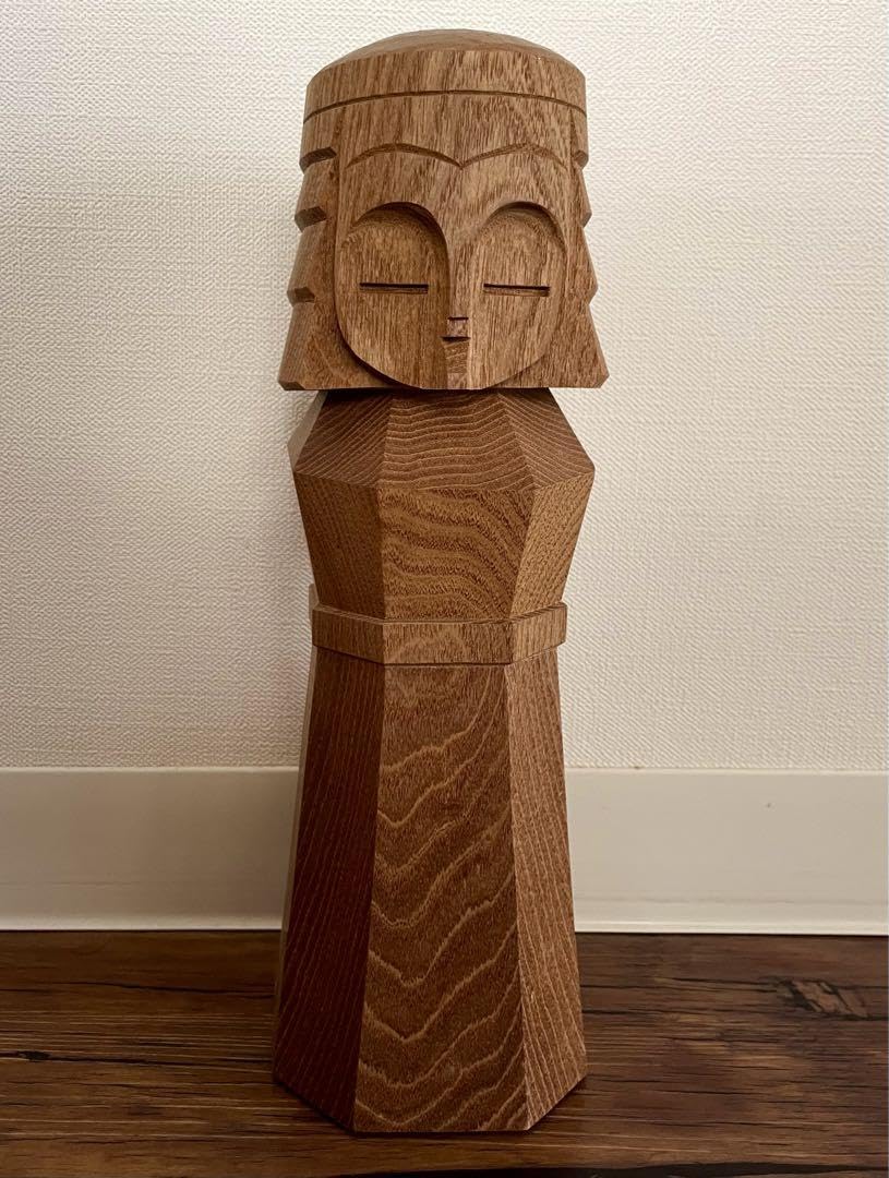 Amazon.co.jp: 網走刑務所 約28cm ニポポ人形 木彫り お土産