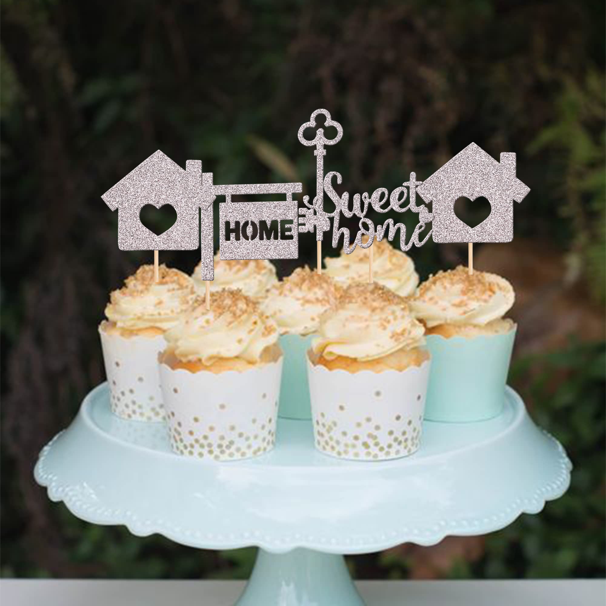 Gyufise 28Pcs Baby Shower Girl Cupcake Toppers Rosa Glitter Star Dress Bottiglia Piede Stampa Capezzolo Baby Girl Cake Toppers per Baby Shower Baby Girl Decorazioni per feste di compleanno