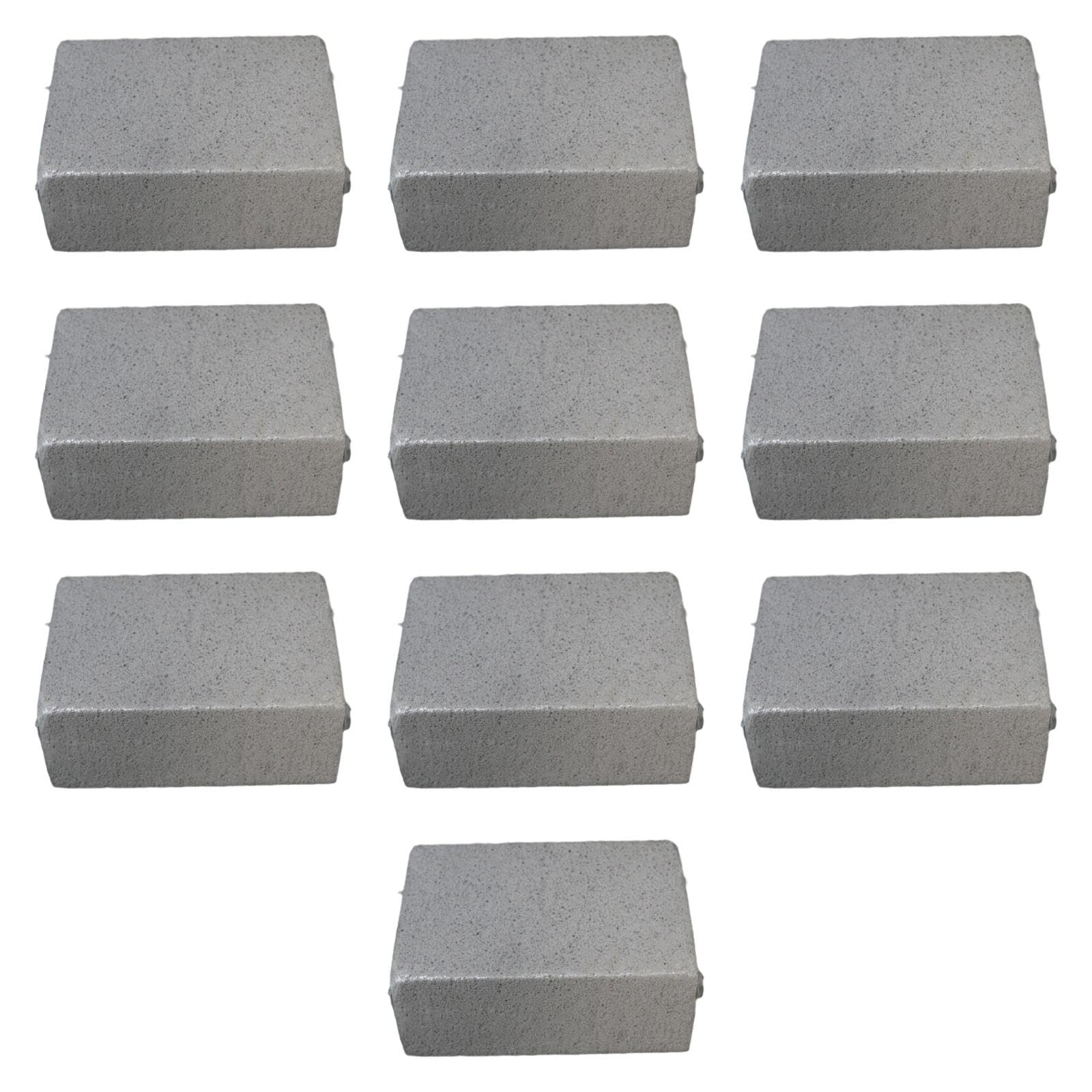 10 Pieces Grill Cleaning Bricks Pumice Stone Cleaning Barbecue Cleaner Pumice Griddle Cleaning Stones Multifunctional