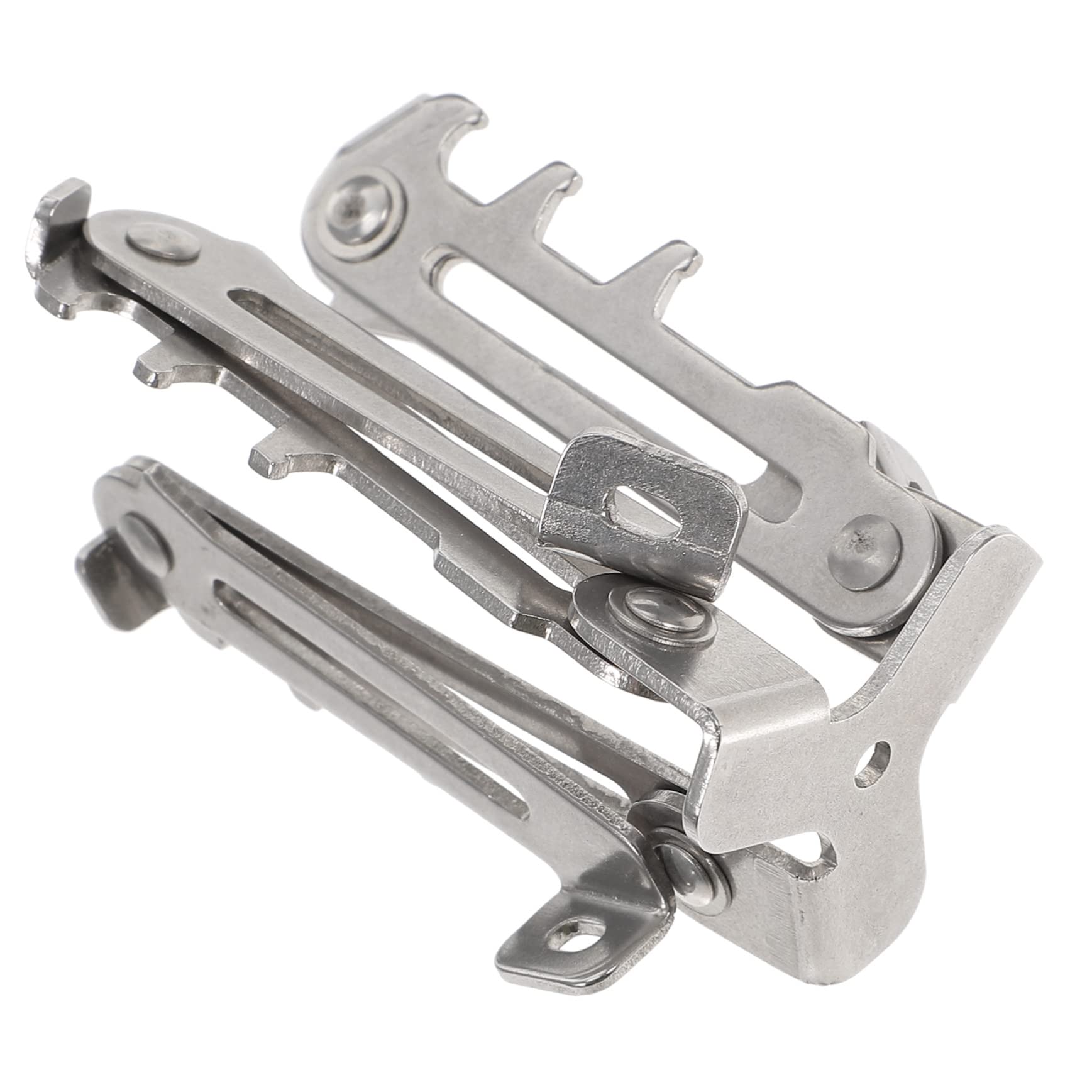 Sosoport 5st Gastank Halterung Klappbarer Tankkanisterhalter Kraftstoffflaschenhalterungen Klappbare Tankhalterung Metall Camping Tankhalterung Herd Falten Aluminiumlegierung Vorrichtung