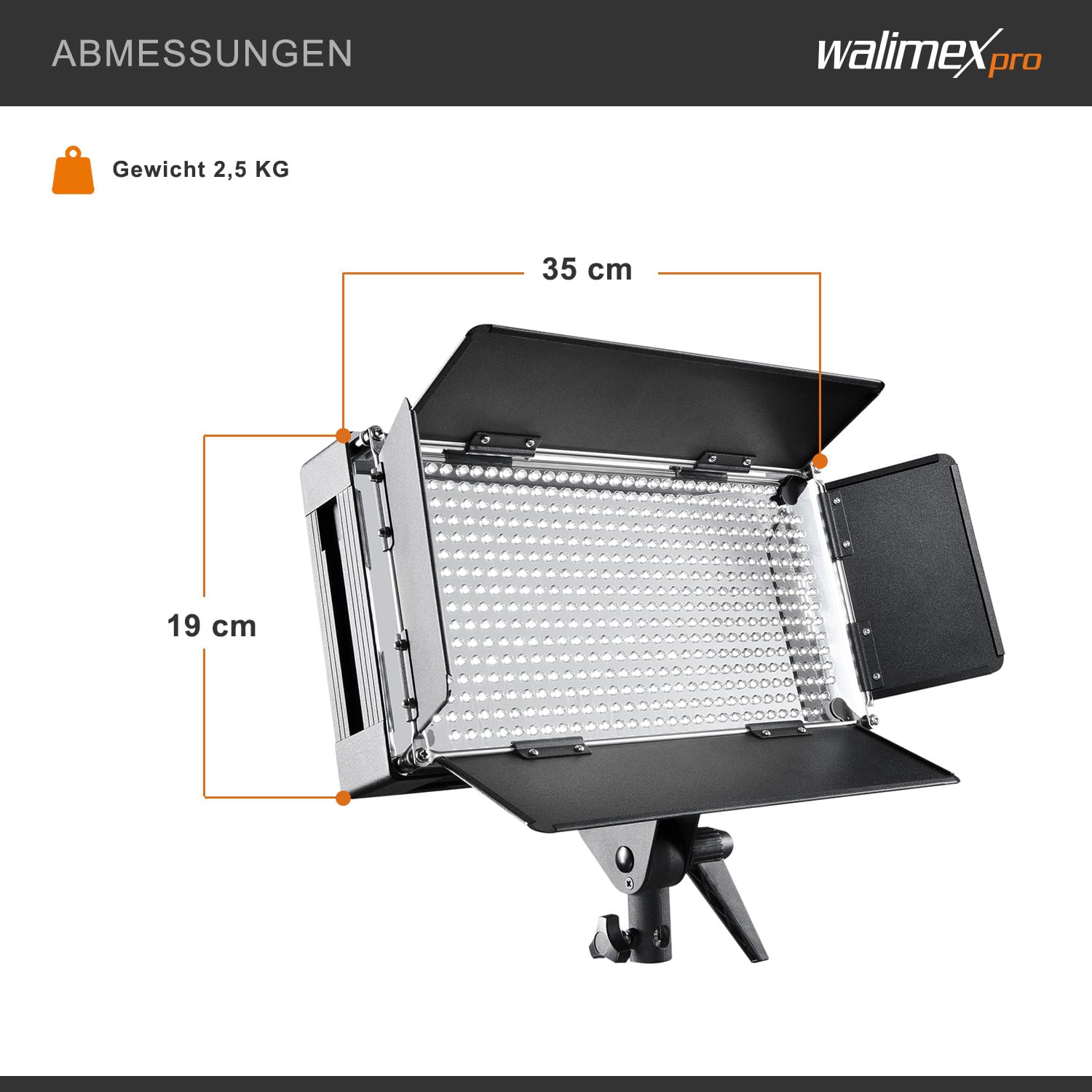 walimex pro LED 500 ściemniana lampa panelowa