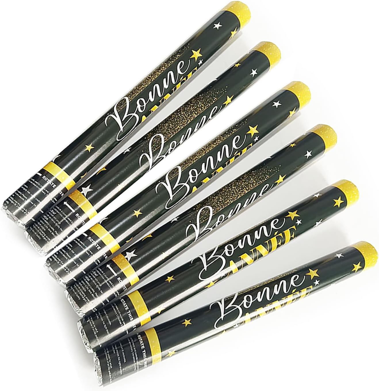 4Pack Boy Blue Gender Reveal Smoke Confetti Cannon Filled with Safe