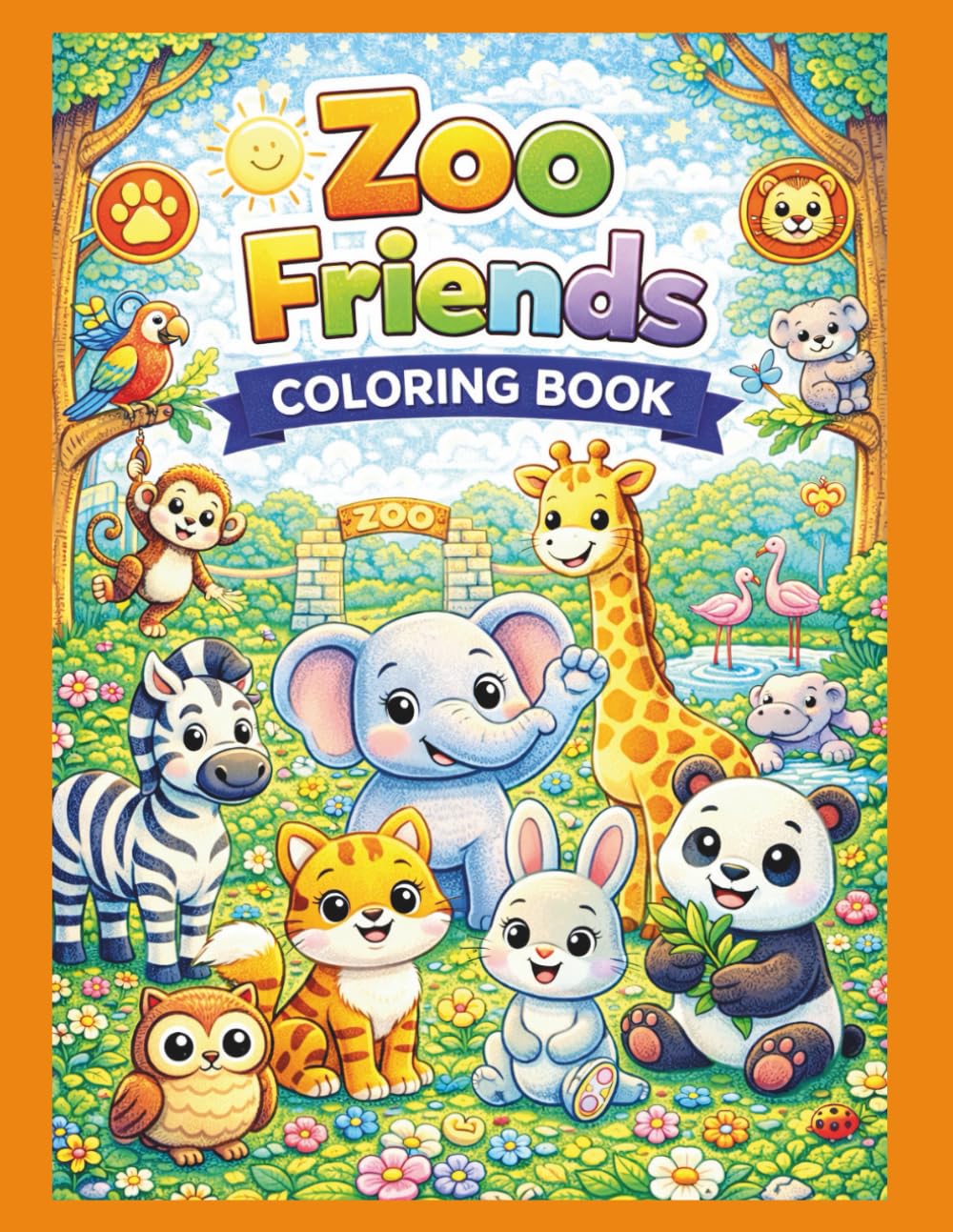 Zoo Friends Coloring book