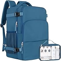 Vista 12 de Mochila de Viaje Sinaliy, Verde militar, Grande, Viajes