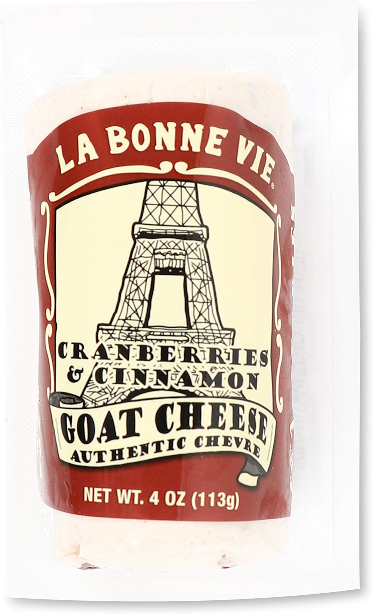 La Bonne Vie Goat Cheese with Cranberry and Cinnamon, 4 oz