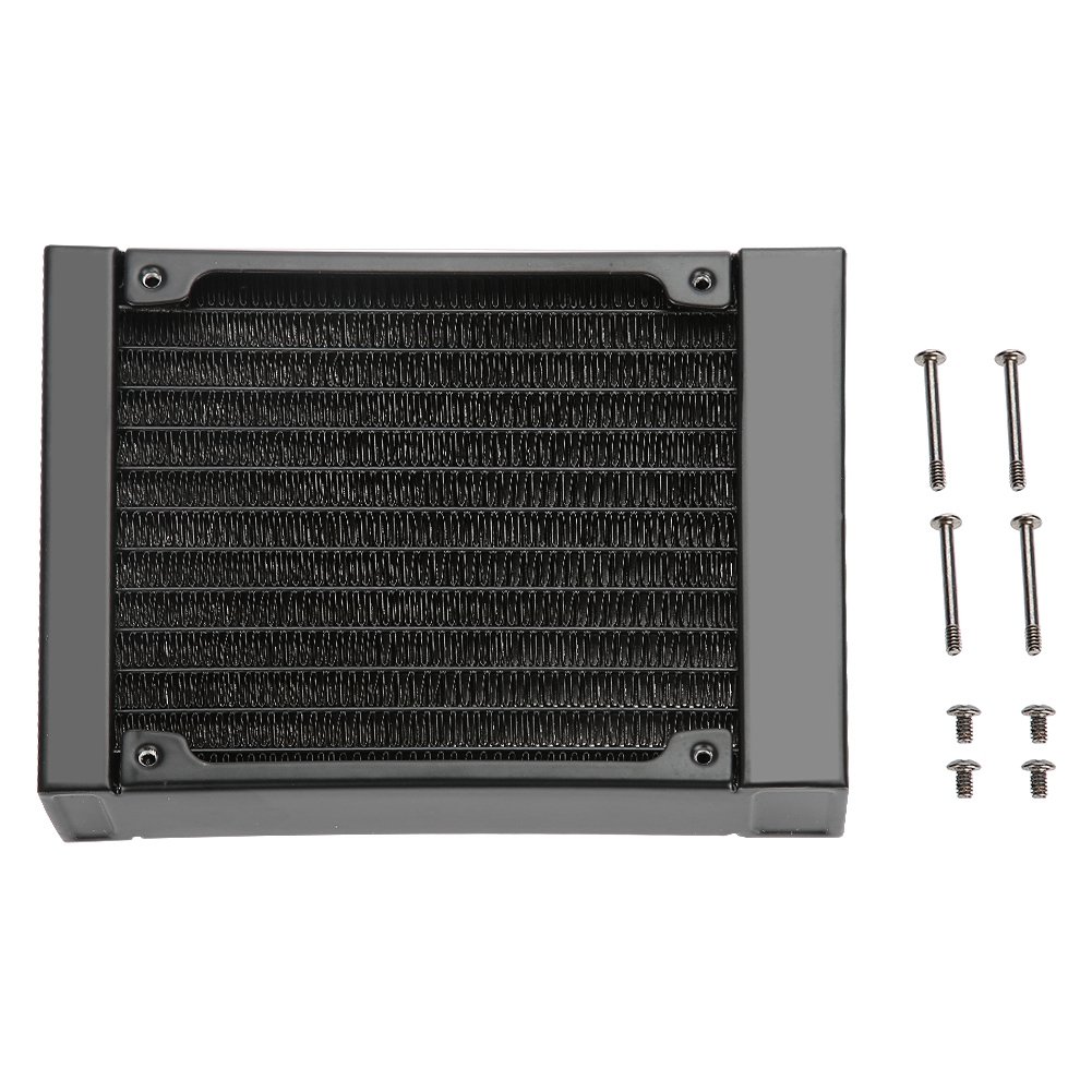 Buy 120mm PC Heat Exchanger 12 Pipe Aluminum Computer Heat Radiator for