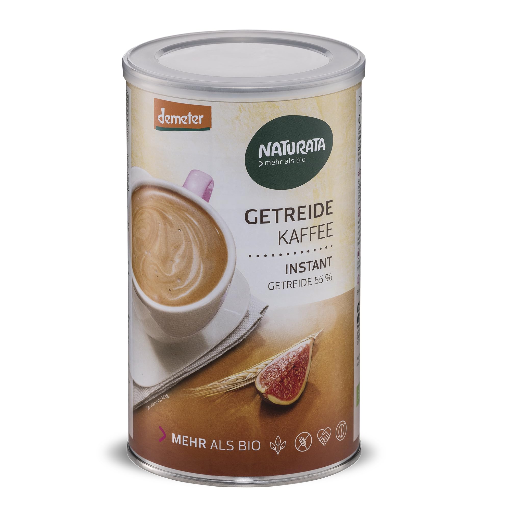 Naturata Bezglutenowa Organiczna Kawa Rozpuszczalna 250g