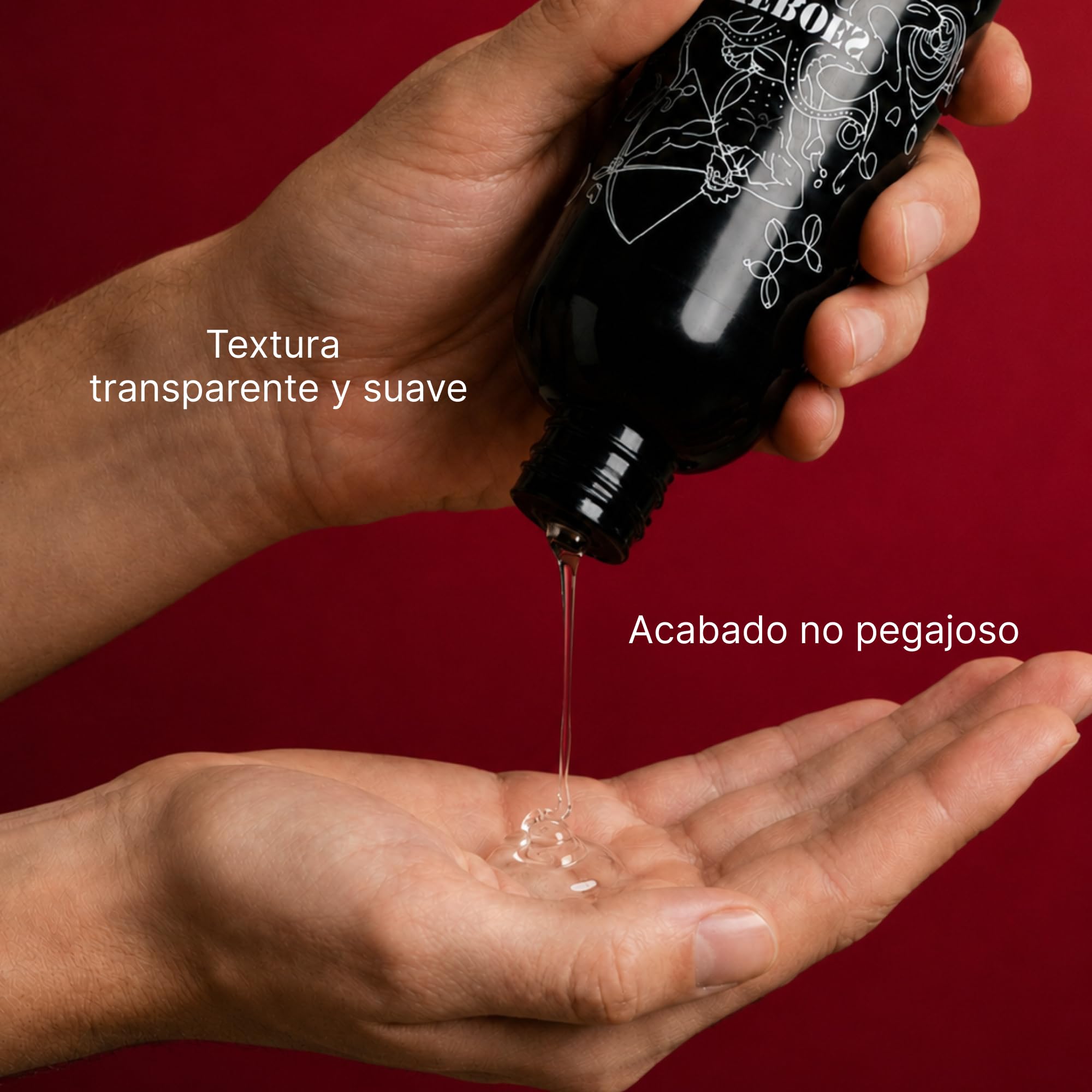 Heroes Lubricante a Base de Silicona – Larga Duración, Confort y Deslizamiento Excepcional – Compatible con Látex – 500 ml