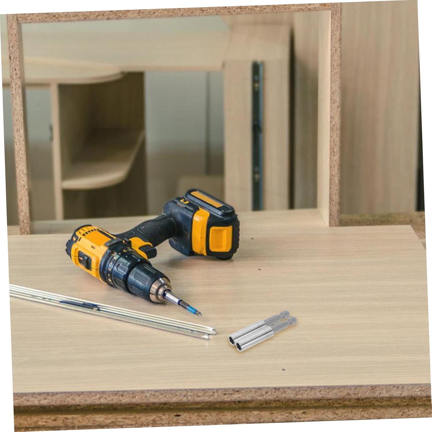 10pcs Hexagonal Shank Magnetic Screwdriver Bit Set for Electric Drill Extended Drill Bits for Tight Spaces and Deep Screws Suitable for Home and Professional Use