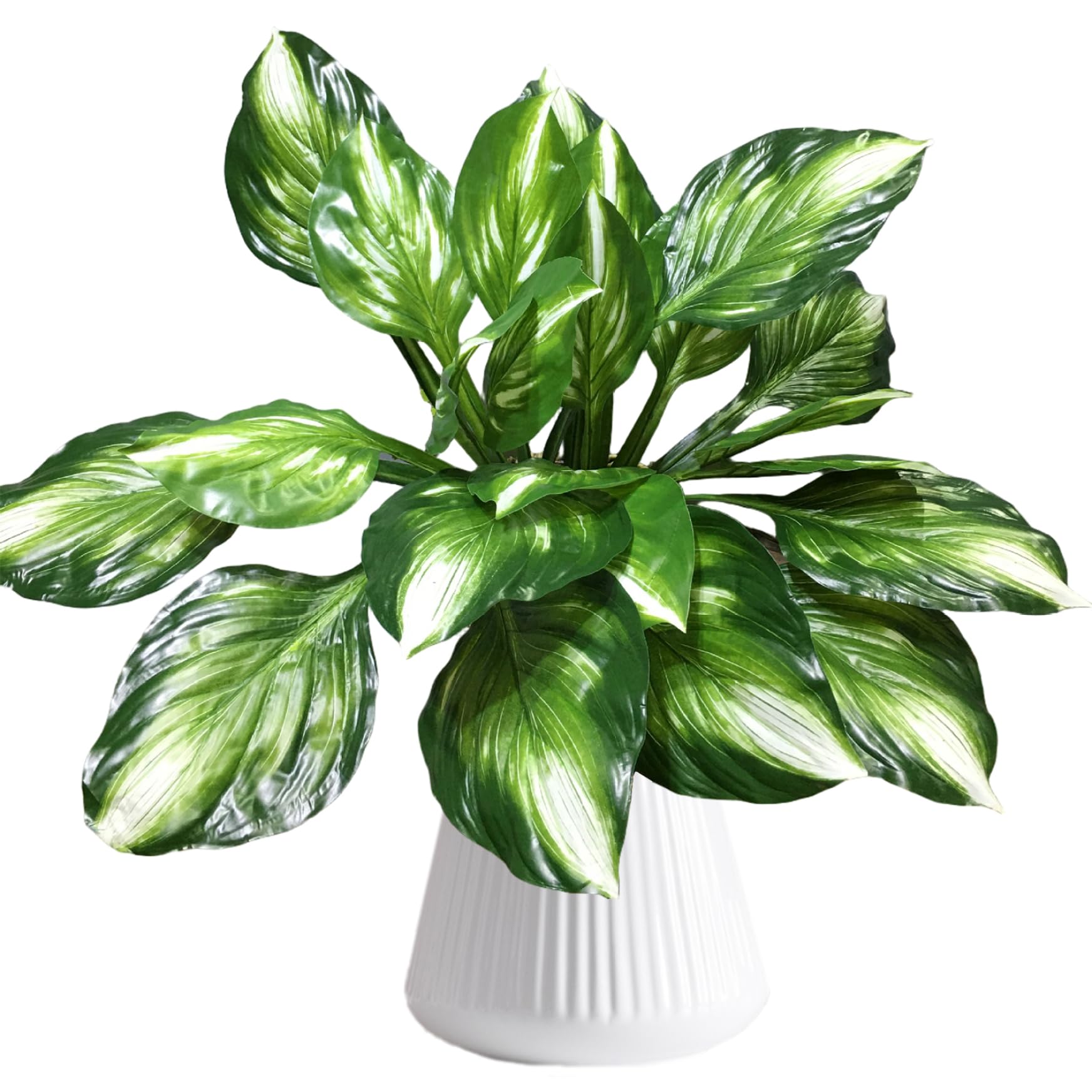 Hostas pour l'extérieur grand faux intérieur plantes artificielles 73cm