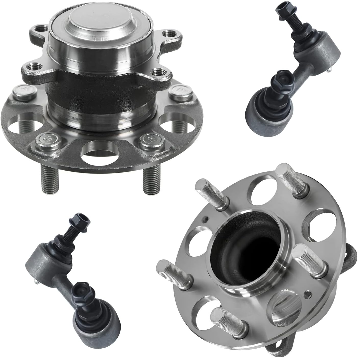 Detroit Axle Rear Wheel Bearing Hubs Kit for 20132015