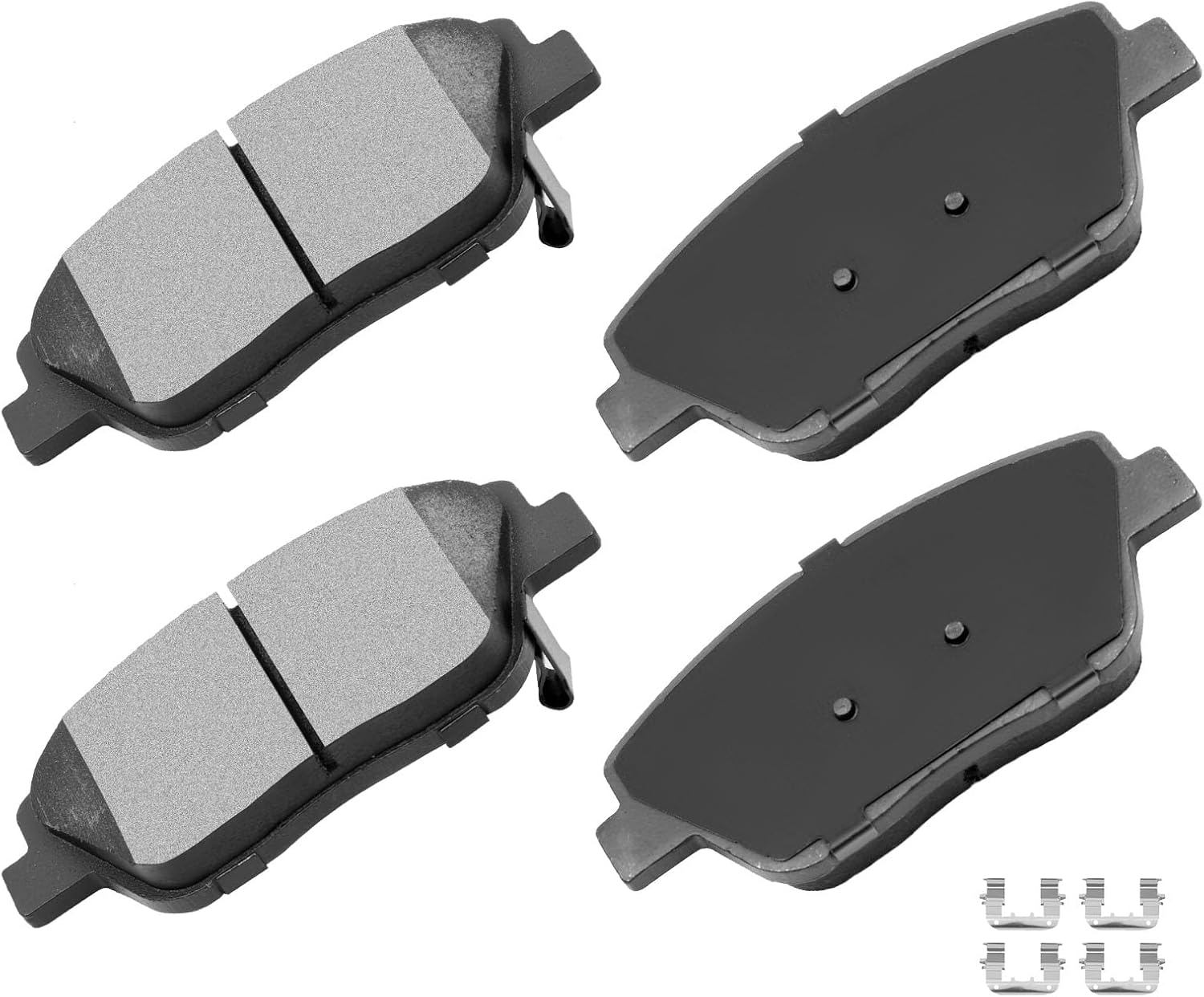 cciyu D1444 Front Ceramic Disc Brake Pads Kit Fit For Hyundai For Sonata 2011-2015,For Kia For Optima 2011-2016 4PCS