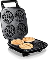 Vista 1 de mywaffle Classic Waffle & Chaffle Maker - For Breakfast, Churro, Keto, Belgian and Dessert Waffles - Non-Stick Surface, Extra Deep Plates and Easy