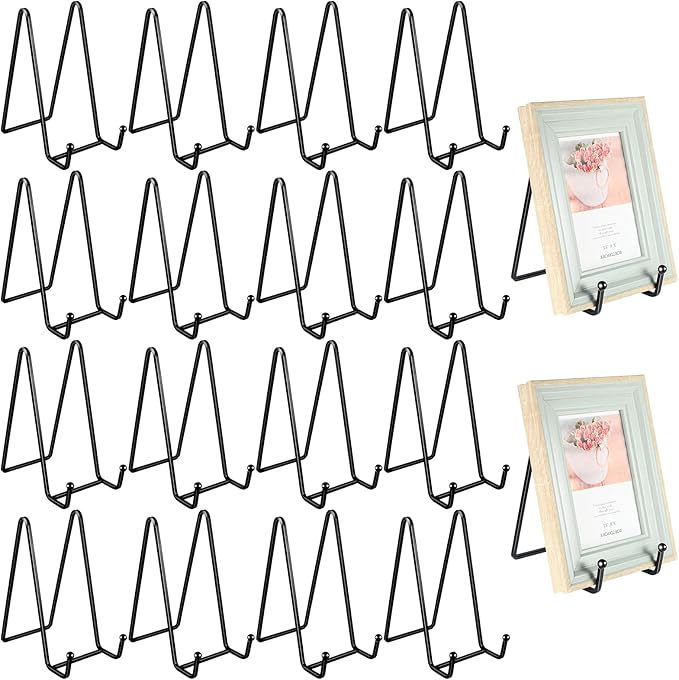 Mixweer Plate Stands for Display 18 Pack 6 Inch Plate Holder Display Stands Picture