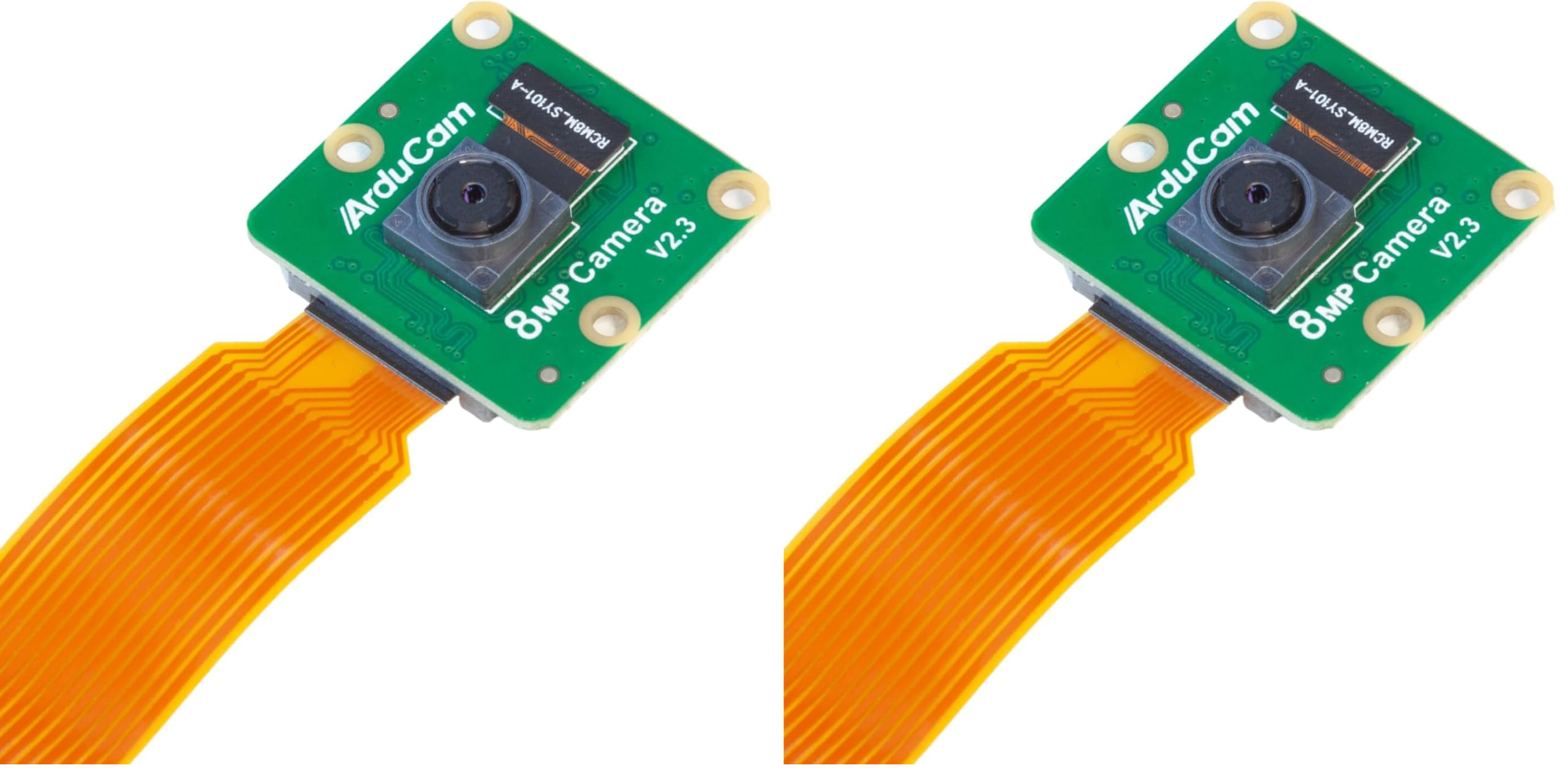 Arducam for Raspberry Pi Camera Module V2-8 Megapixel,1080p (RPI-CAM-V2 + 5.9"/150mm Flex Cable + Pi Zero Cable) (Pack of 2)