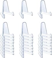 TERDEWE 24-Pack Thickened 2.3 Inch Acrylic Card Display Stands - Sturdy Holders for Trading Cards, Sports Cards, Coins & Collectibles